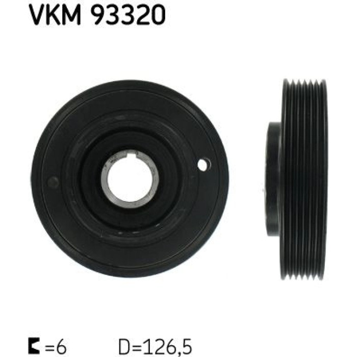 SKF Kurbelwellenriemenscheibe VKM 93320 SKF Kurbelwellenriemenscheibe VKM 93320