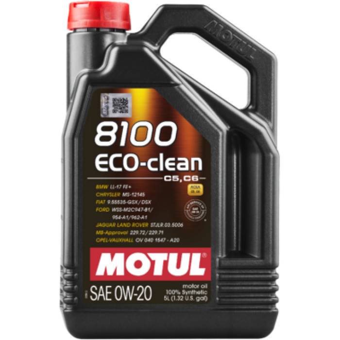Motul 8100 ECO-clean 0W-20 C5 / C6 5 Liter 108862