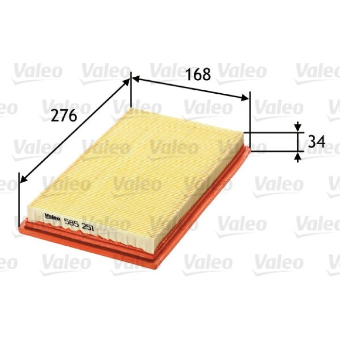 Valeo Luftfilter 585251