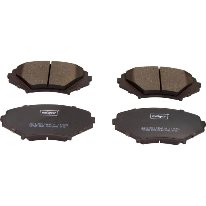 MAXGEAR Bremsbelagsatz 19-2971 Mazda Rx8 03 MAXGEAR Bremsbelagsatz 19-2971 Mazda Rx8 03