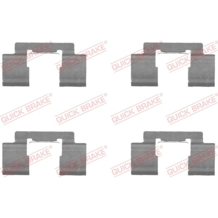 Quick Brake Montagesatz für Bremsbeläge 109-1732 Quick Brake Montagesatz für Bremsbeläge 109-1732