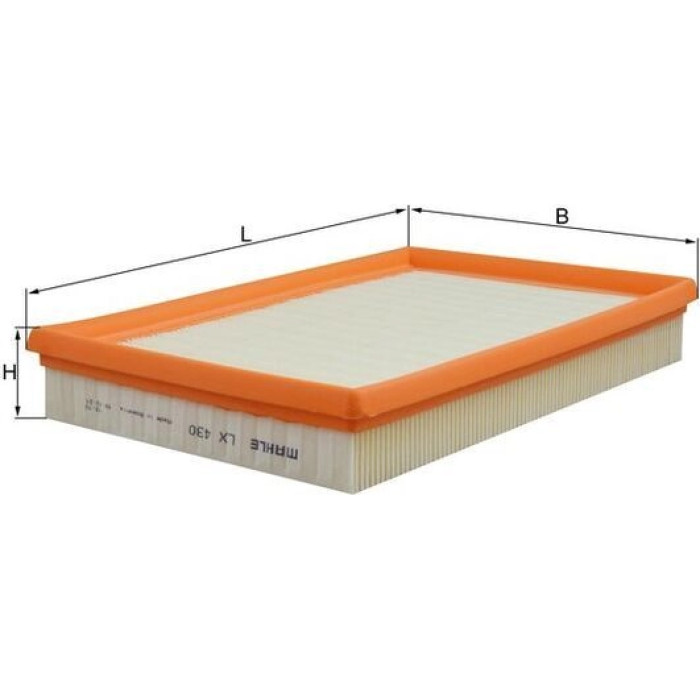 MAHLE Luftfilter LX 430 MAHLE Luftfilter LX 430