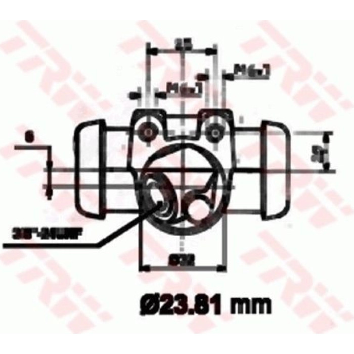 TRW Radbremszylinder BWK116 TRW Radbremszylinder BWK116