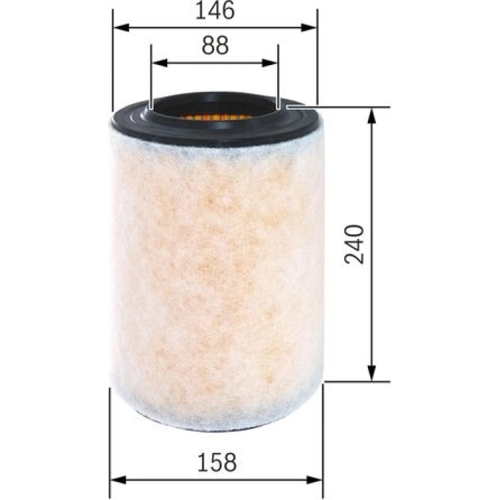 Bosch Luftfilter F 026 400 298 Bosch Luftfilter F 026 400 298