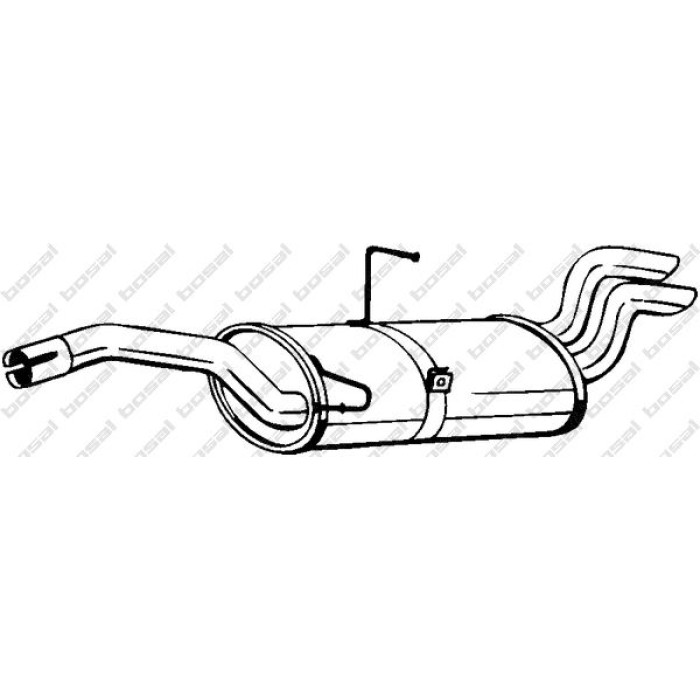 Bosal Schalldämpfer 135-571 Bosal Schalldämpfer 135-571