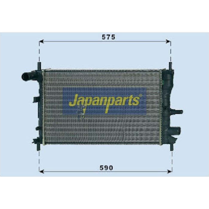 Japanparts Motorkühler RDA053062 Japanparts Motorkühler RDA053062