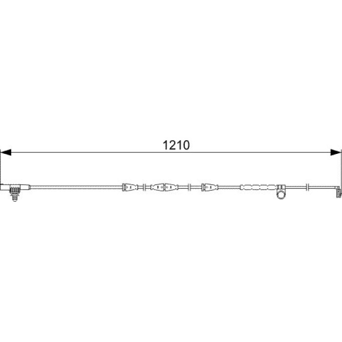 Bosch Bremsbelagverschleißsensor 1987473054 Bosch Bremsbelagverschleißsensor 1987473054