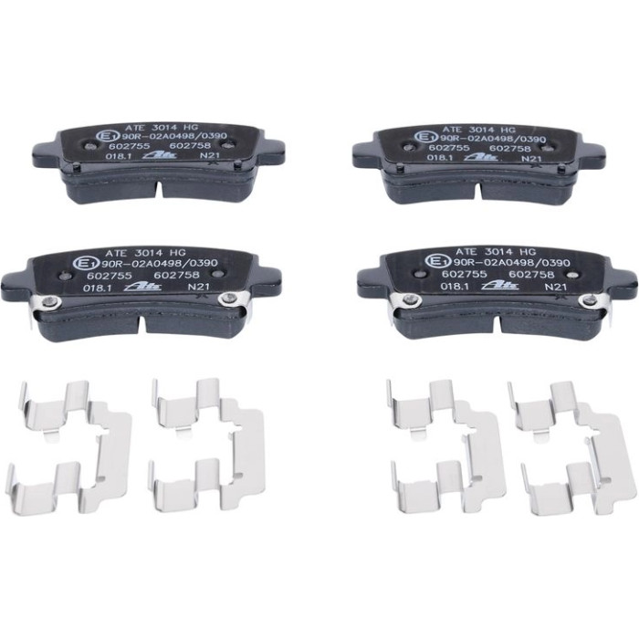 ATE Bremsbelagsatz Saab Hinterachse 9-5 2, 0-2, 8 10-12 13.0460-2755.2 ATE Bremsbelagsatz Saab Hinterachse 9-5 2, 0-2, 8 10-12 13.0460-2755.2