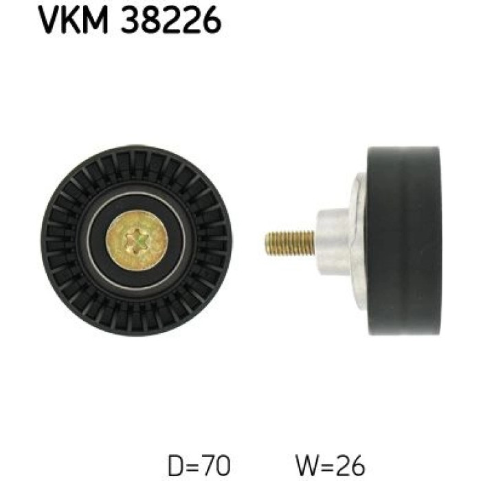 SKF Keilrippenriemen-Umlenkrolle VKM 38226 SKF Keilrippenriemen-Umlenkrolle VKM 38226