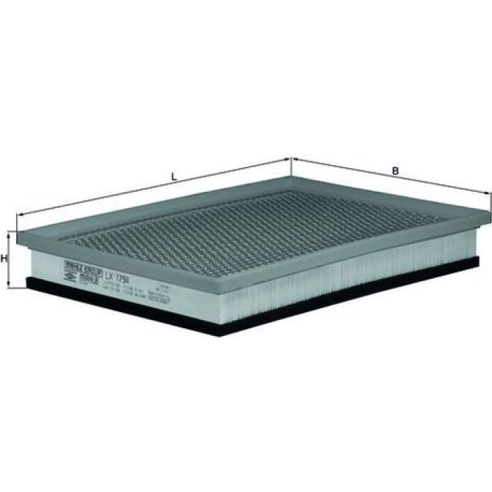 MAHLE Luftfilter LX 1794 MAHLE Luftfilter LX 1794