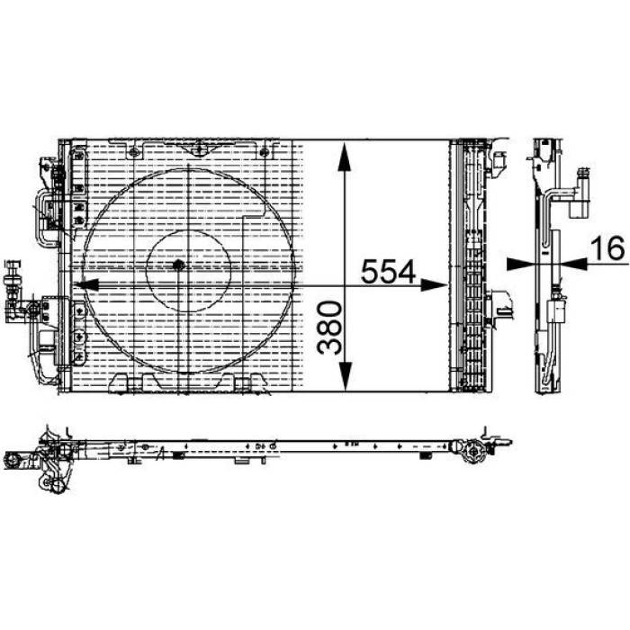 MAHLE Kondensator, Klimaanlage AC 337 000P MAHLE Kondensator, Klimaanlage AC 337 000P