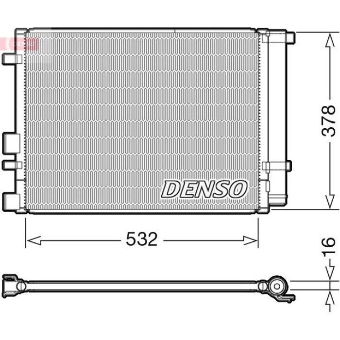 Denso Klimakondensator DCN41006 Denso Klimakondensator DCN41006