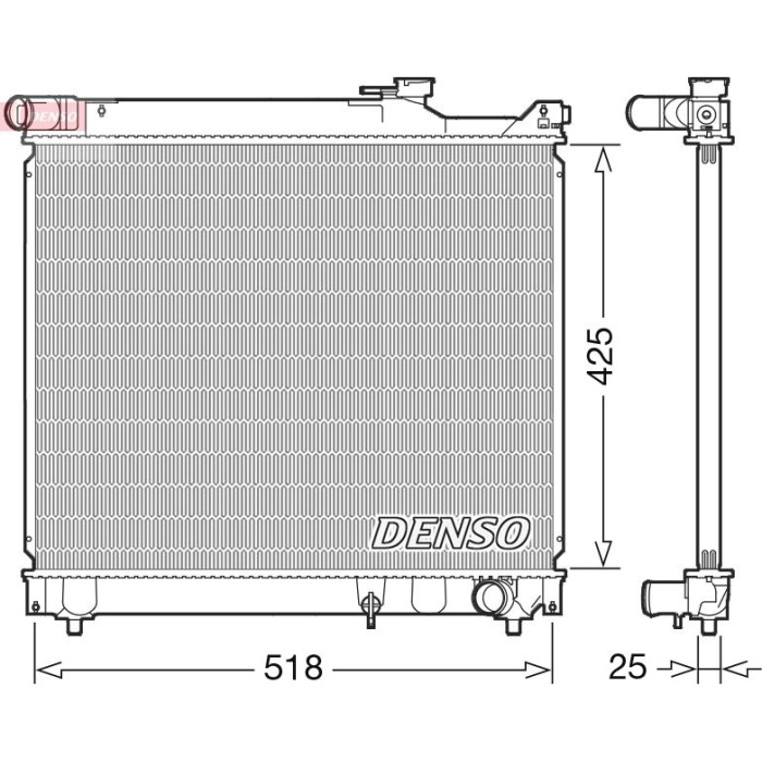 Denso Motorkühler DRM47037 Denso Motorkühler DRM47037