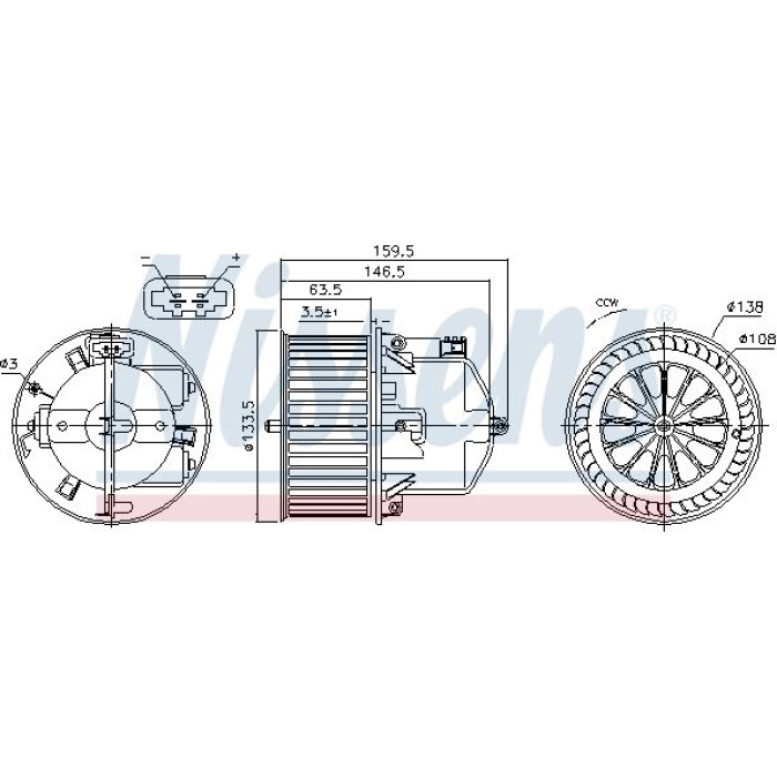 Nissens Innenraumgebläse 87761 Nissens Innenraumgebläse 87761