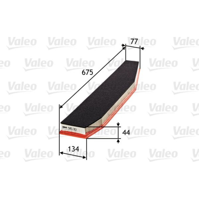 Valeo Luftfilter 585313 Valeo Luftfilter 585313