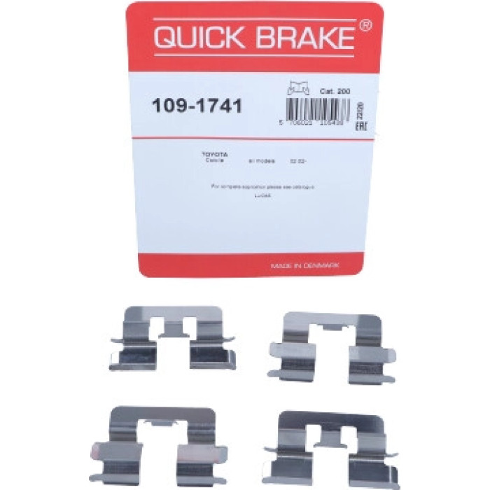 Quick Brake Montagesatz für Bremsbeläge 109-1741 Quick Brake Montagesatz für Bremsbeläge 109-1741