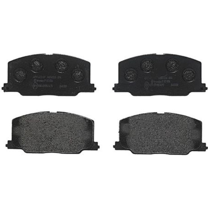 P 83 016 Brembo Prime Bremsbelagsatz Vorderachse – P 83 016 – 120 x 54 x 15 mm – Bremssystem Akebono – OE Nummer 0446520040 P 83 016 Brembo Prime Bremsbelagsatz Vorderachse – P 83 016 – 120 x 54 x 15 mm – Bremssystem Akebono – OE Nummer 0446520040