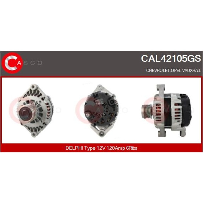 CASCO Generator CAL42105GS CASCO Generator CAL42105GS