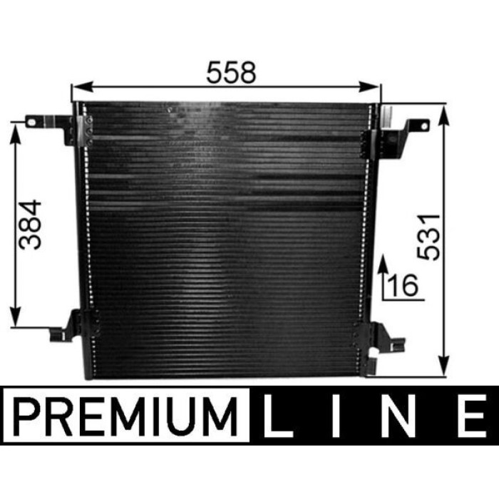 MAHLE Kondensator, Klimaanlage AC 259 000P