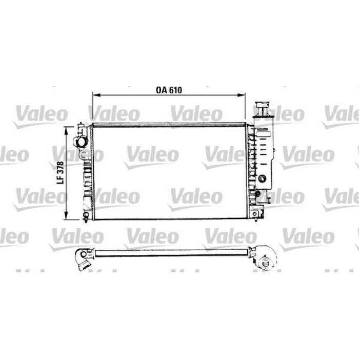 Valeo Motorkühler 730575 Valeo Motorkühler 730575