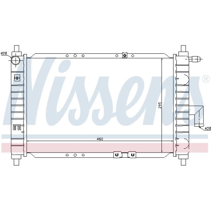 Nissens Wasserkühler PKW 61646 Nissens Wasserkühler PKW 61646