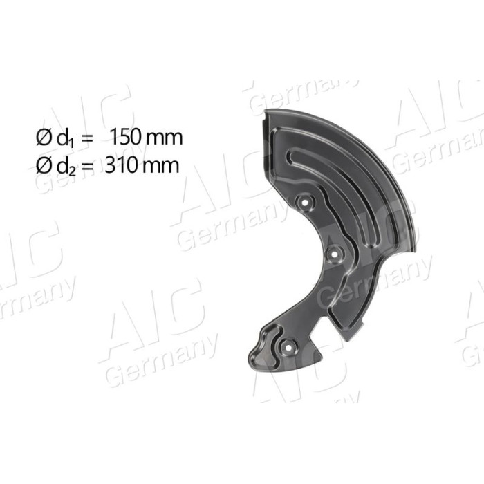 BREMSANKERBLECH V L VERZINKT D:310MM 57064 BREMSANKERBLECH V L VERZINKT D:310MM 57064