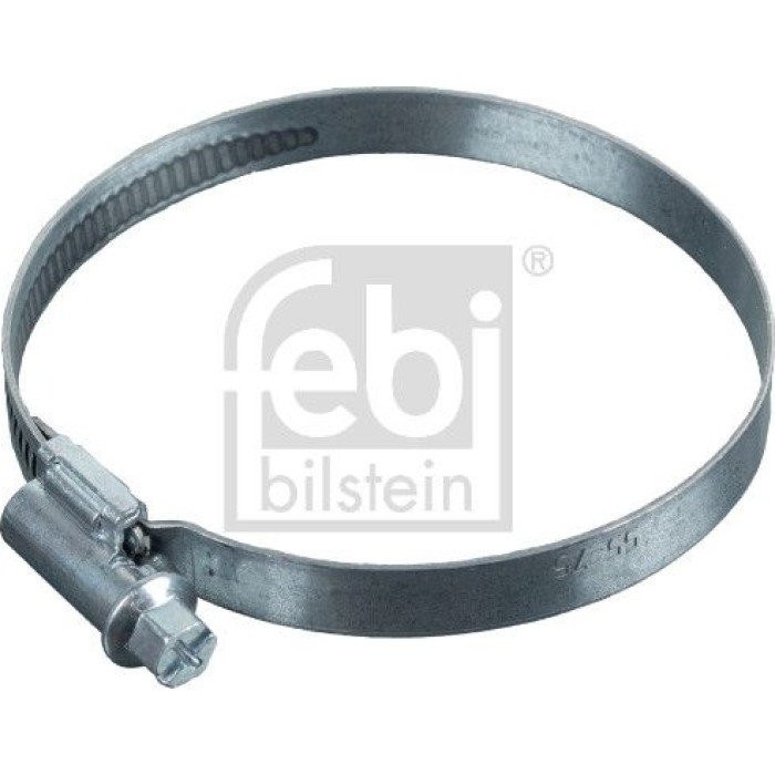 febi bilstein 48354 Schlauchschelle für Kühlwasserschlauch – Spannbereich 55–75 mm, Breite 9 mm, Edelstahl febi bilstein 48354 Schlauchschelle für Kühlwasserschlauch – Spannbereich 55–75 mm, Breite 9 mm, Edelstahl