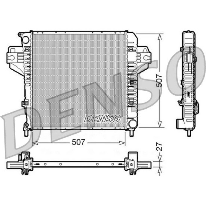 Denso Motorkühler DRM06030 Denso Motorkühler DRM06030
