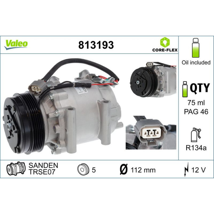 Valeo Kompressor 813193 Valeo Kompressor 813193
