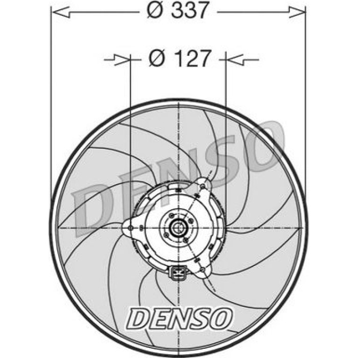 Denso Kühlerlüfter DER21002 Denso Kühlerlüfter DER21002