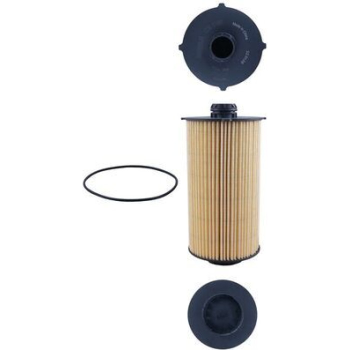 MAHLE Ölfilter OX 1186D, Filtereinsatz, Höhe 235 mm – u. a. für IVECO Stralis II, IVECO Trakker II, IVECO S-Way – OE Nummer 5801415504 - l