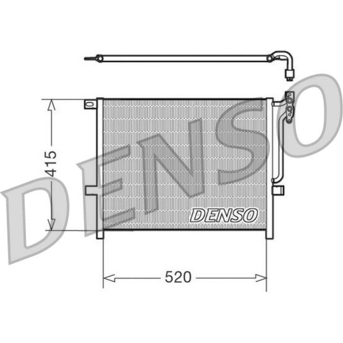 Denso Klimakondensator DCN05010 Denso Klimakondensator DCN05010