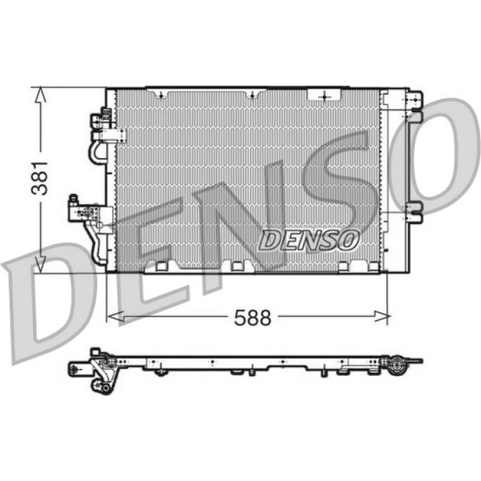 Denso Klimakondensator DCN20010 Denso Klimakondensator DCN20010