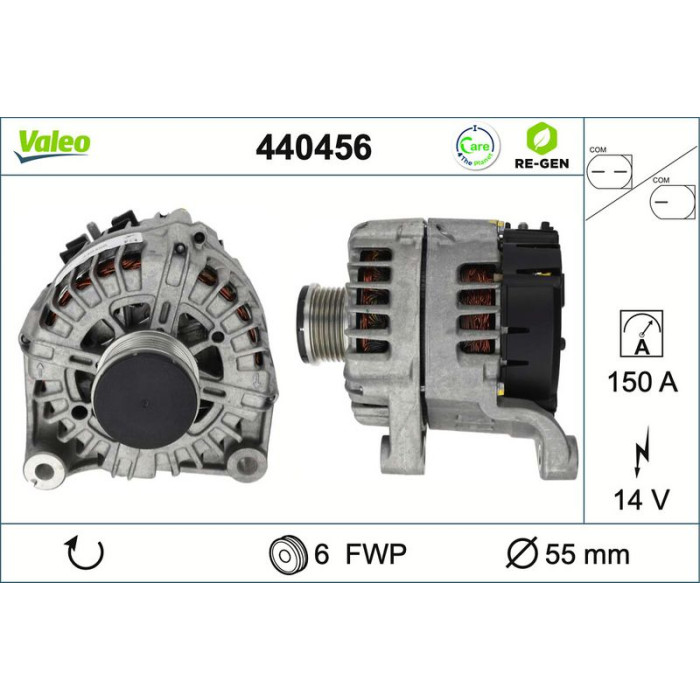 Valeo Lichtmaschine 440456 Valeo Lichtmaschine 440456