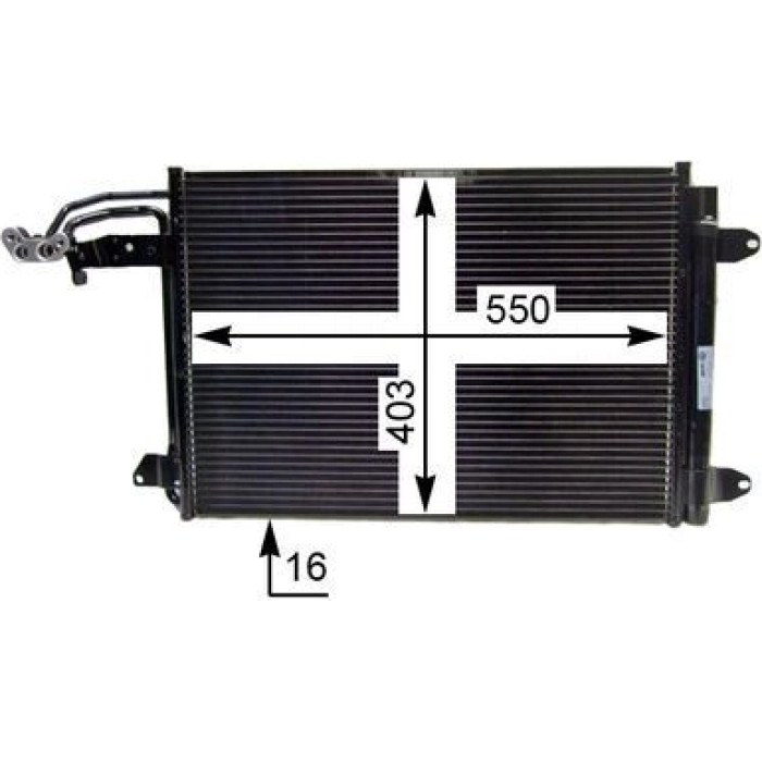 Kondensator, Klimaanlage AC 324 000P Kondensator, Klimaanlage AC 324 000P