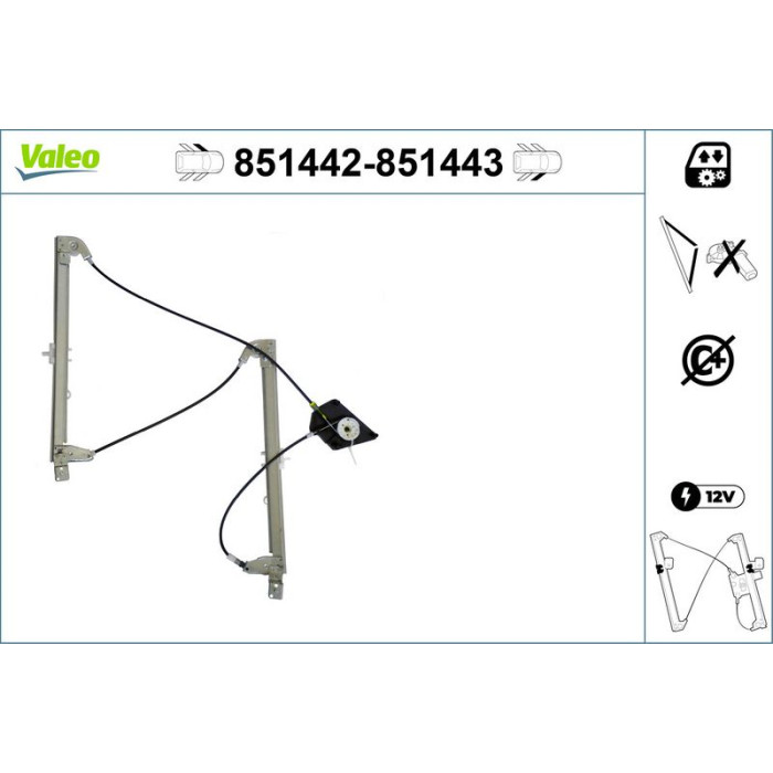 Valeo Fensterheber 851443 Valeo Fensterheber 851443