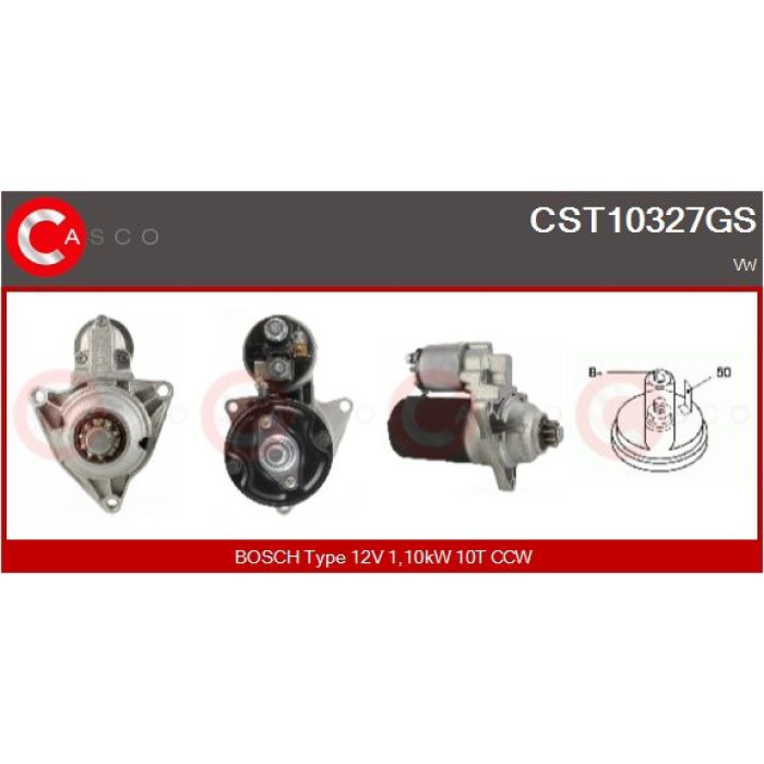 CASCO Anlasser CST10327GS CASCO Anlasser CST10327GS