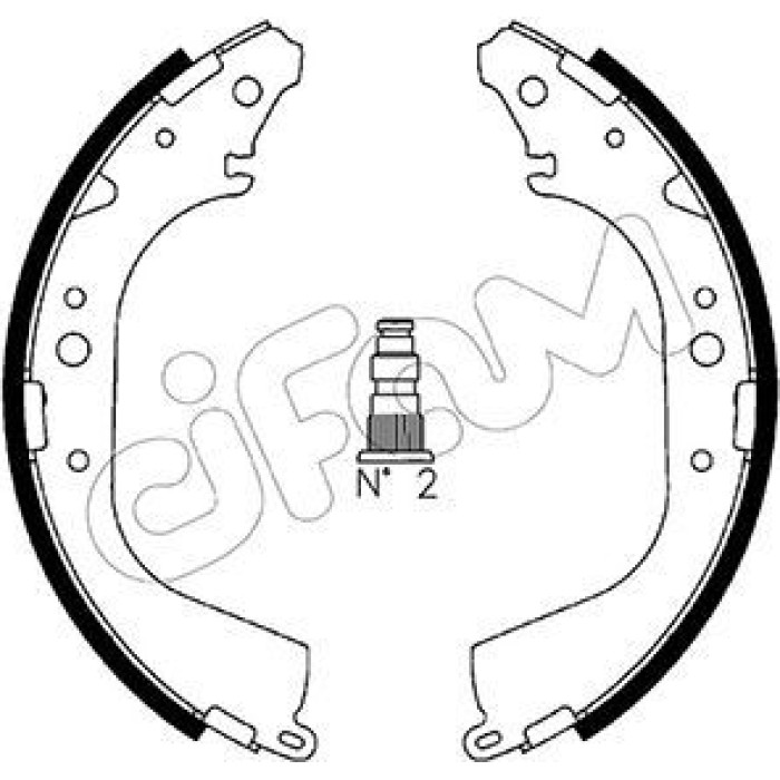 CIFAM Bremsbackensatz 153-421 CIFAM Bremsbackensatz 153-421