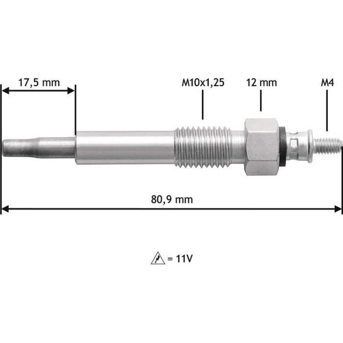 Valeo Glühkerze 345160 Valeo Glühkerze 345160