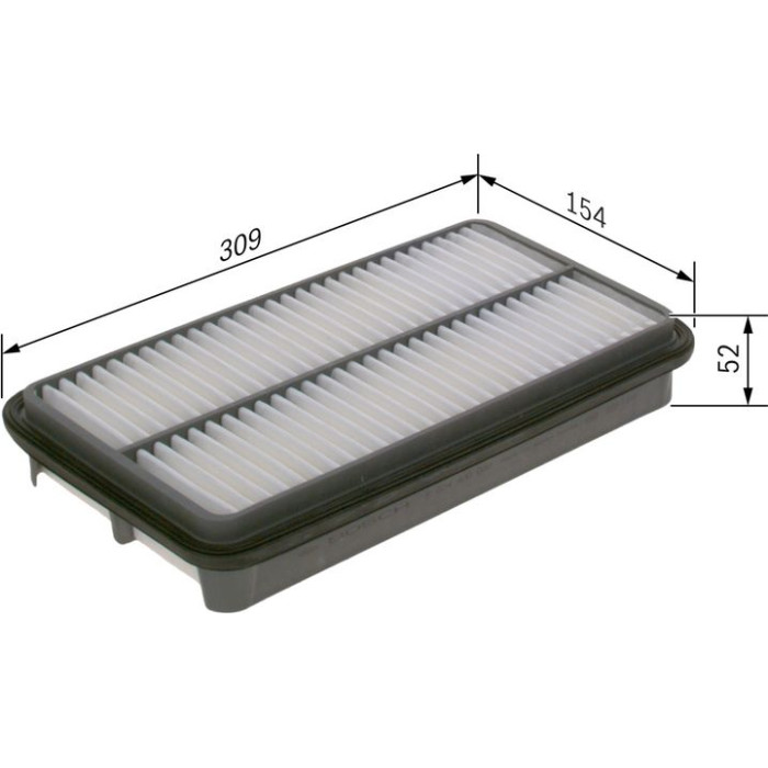 Bosch Luftfilter F 026 400 038 Bosch Luftfilter F 026 400 038