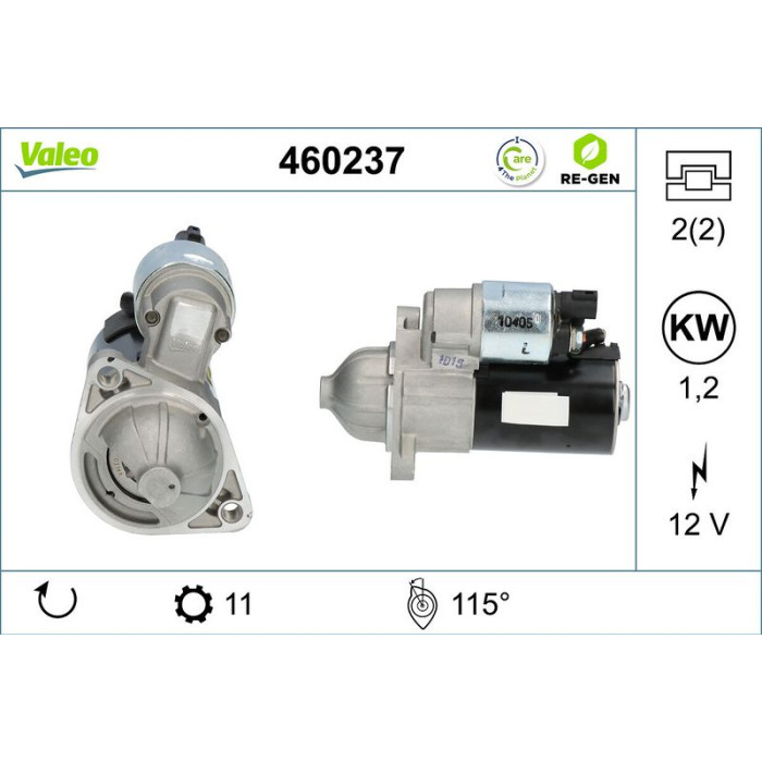 Valeo Anlasser 460237 Valeo Anlasser 460237
