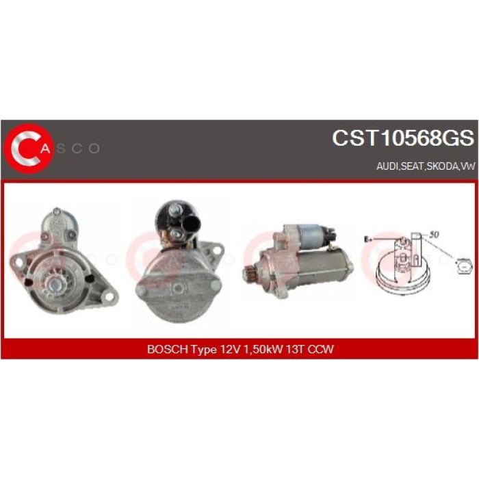 CASCO Anlasser CST10568GS CASCO Anlasser CST10568GS