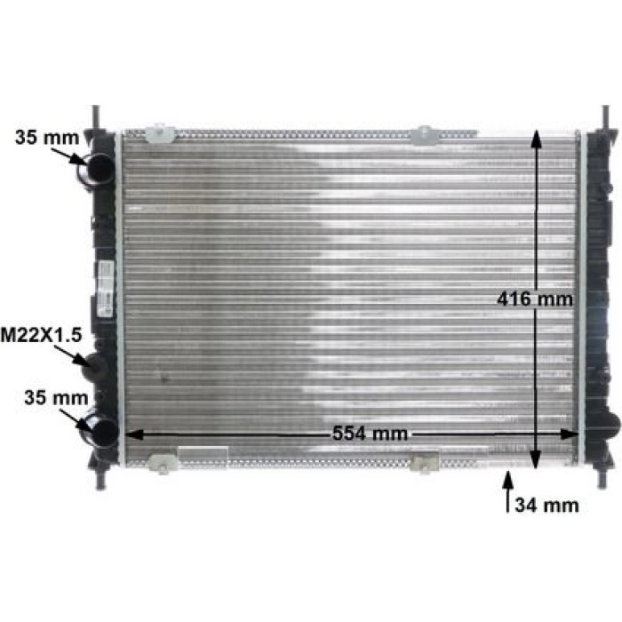 Kühler, Motorkühlung CR 525 000S Kühler, Motorkühlung CR 525 000S