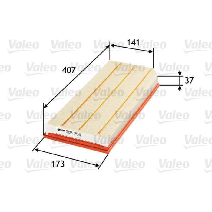 Valeo Luftfilter 585356 Valeo Luftfilter 585356