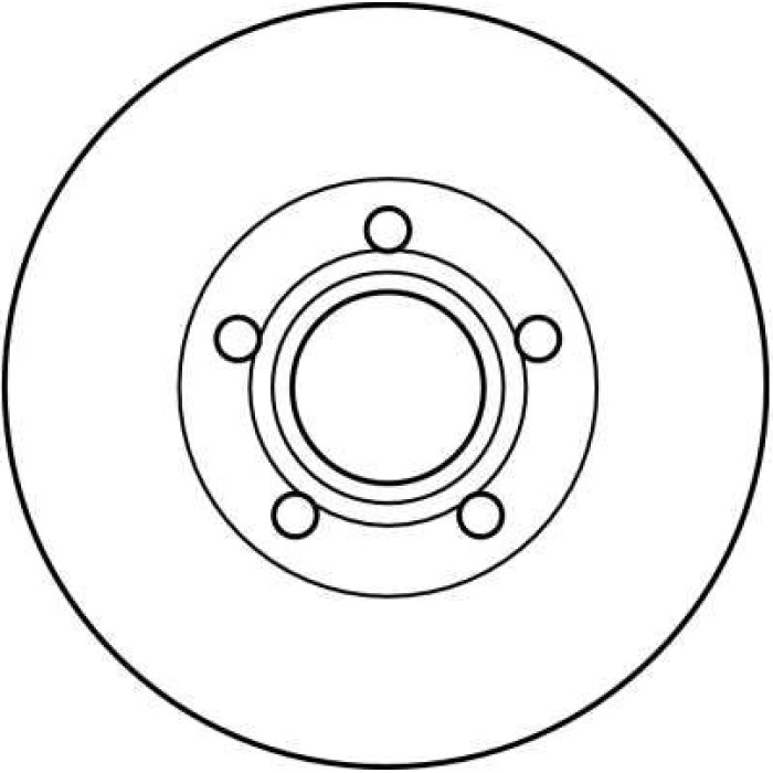 TRW Bremsscheibe Volvo S60/S80/V DF4238