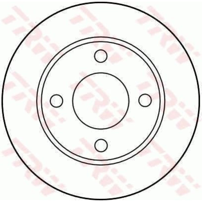 TRW Bremsscheibe DF1543 TRW Bremsscheibe DF1543