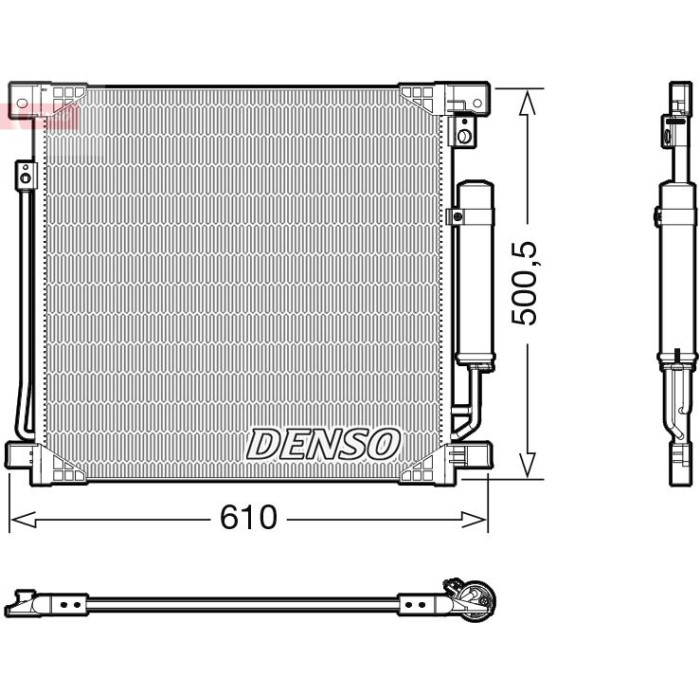 Denso Klimakondensator DCN45013