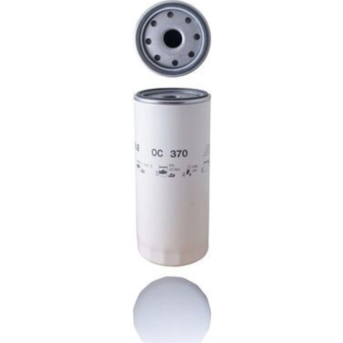 OC 370 MAHLE Ölfilter OC 370, Anschraubfilter, Höhe 261 mm – u. a. für Volvo Fm, Fmx II, – OE Nummer 21170569 - l
