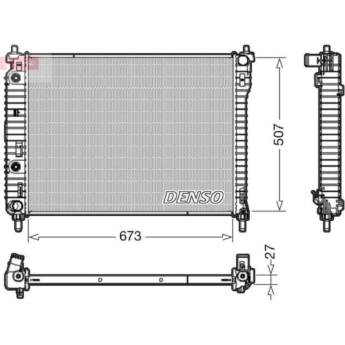 Denso Kühler DRM20008