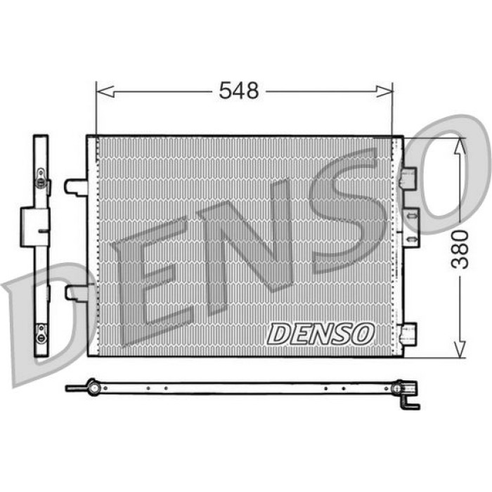Denso Klimakondensator DCN23007